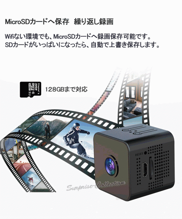 防犯カメラ 充電式 監(jiān)視カメラ 録畫機(jī)不要 録畫 録音 動(dòng)體検知 音聲検知 x1◆