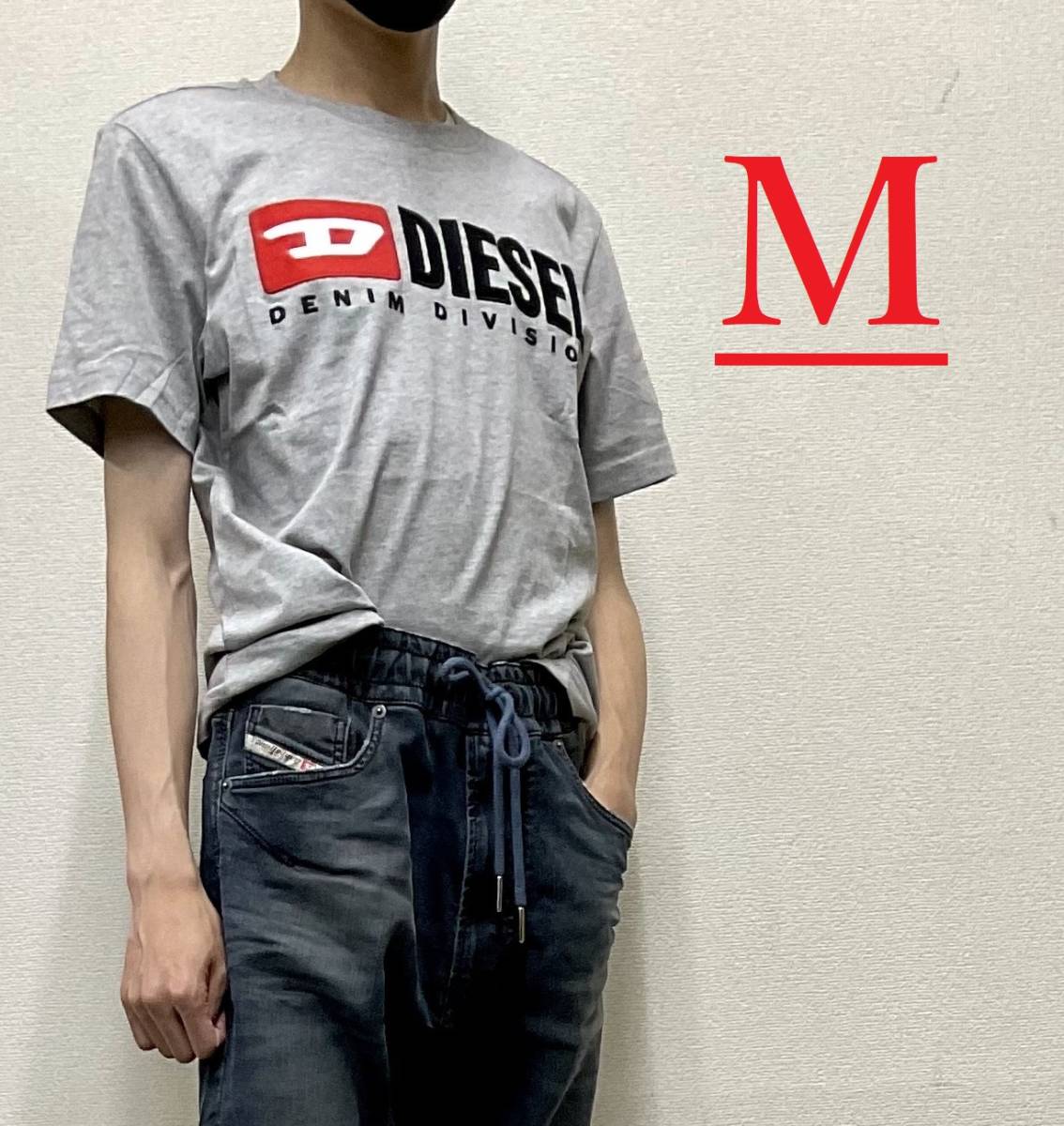 ブランド雑貨総合 ディーゼル Tシャツ 20C23 グレー Mサイズ