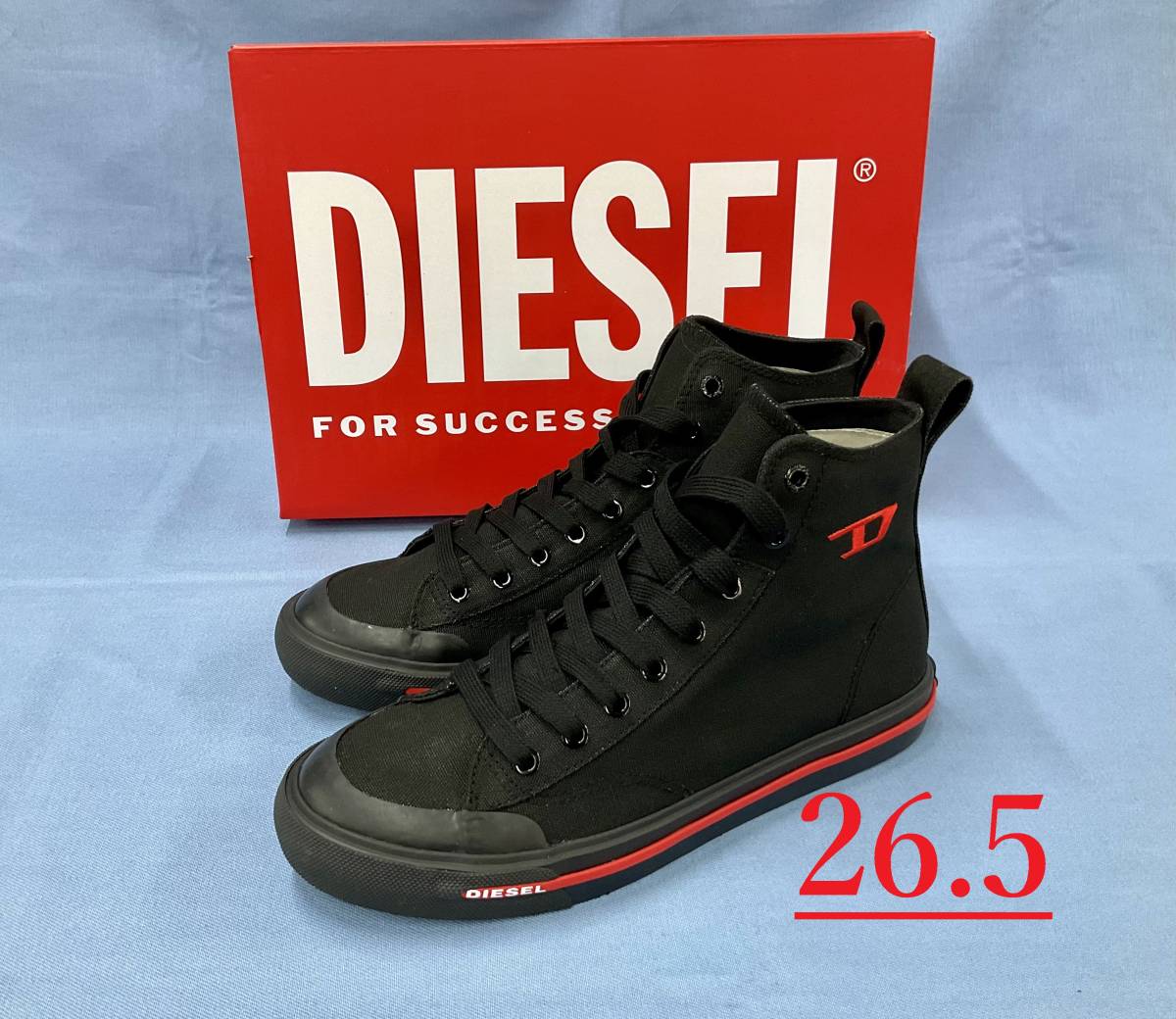 【12月スーパーSALE 15%OFF】 スニーカー ディーゼル ハイカット 11B23 26.5cm ブラック 新品 MID Dロゴ T8013 DIESEL S-ATHOS PR012 タグ付 Y02879 26.5cm 【12月スーパーSALE 15%OFF】 スニーカー ディーゼル ハイカット 11B23 26.5cm ブラック 新品 MID Dロゴ T8013 DIESEL S-ATHOS PR012 タグ付 Y02879 26.5cm