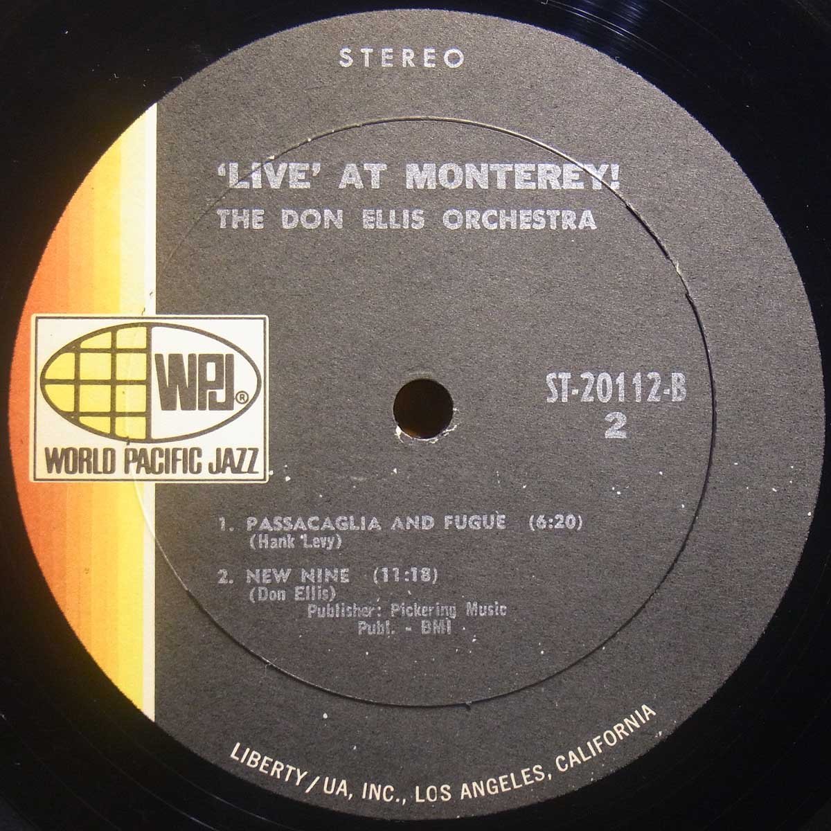 ●ほぼ美盤!名盤!ダブル洗浄済!★Don Ellis(ドン エリス)『Live At Monterey!』 USオリジLP #60981_画像3