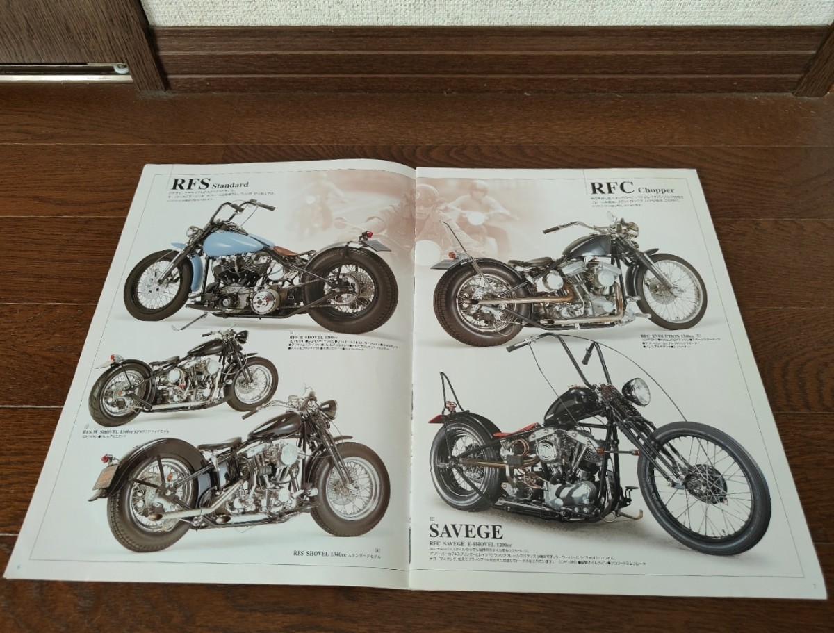 貴重 ロデオ モーターサイクルズ フルラインナップカタログ RODEO MOTORCYCLES カスタム ハーレー S＆S ナックル パン ショベル エンジンの画像2