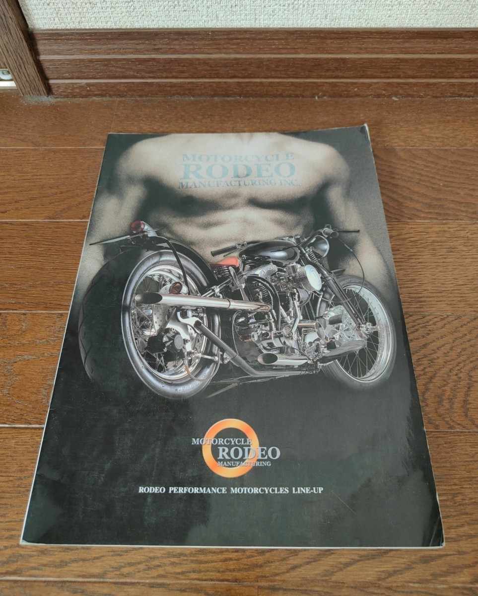 貴重 ロデオ モーターサイクルズ フルラインナップカタログ RODEO MOTORCYCLES カスタム ハーレー S＆S ナックル パン ショベル エンジンの画像1