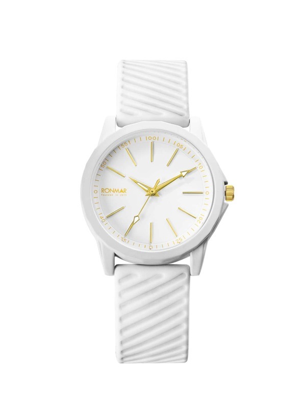 新しいエルメス 白 シンプル ファッション クォーツ腕時計