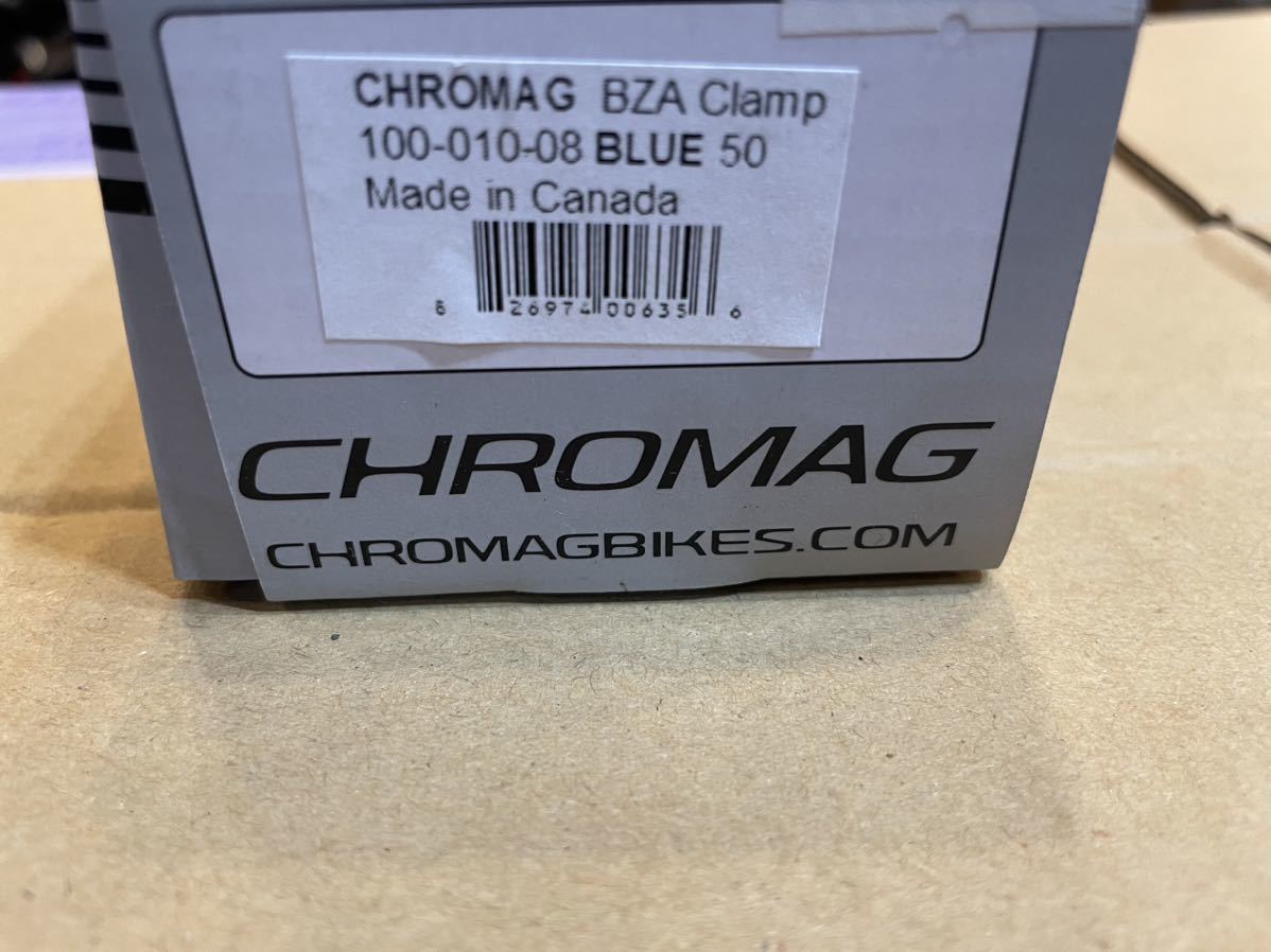  regular price 19,404 jpy CHROMAG BZA stem 50mm length 35mm clamp made in CANADA black mug Canada made 