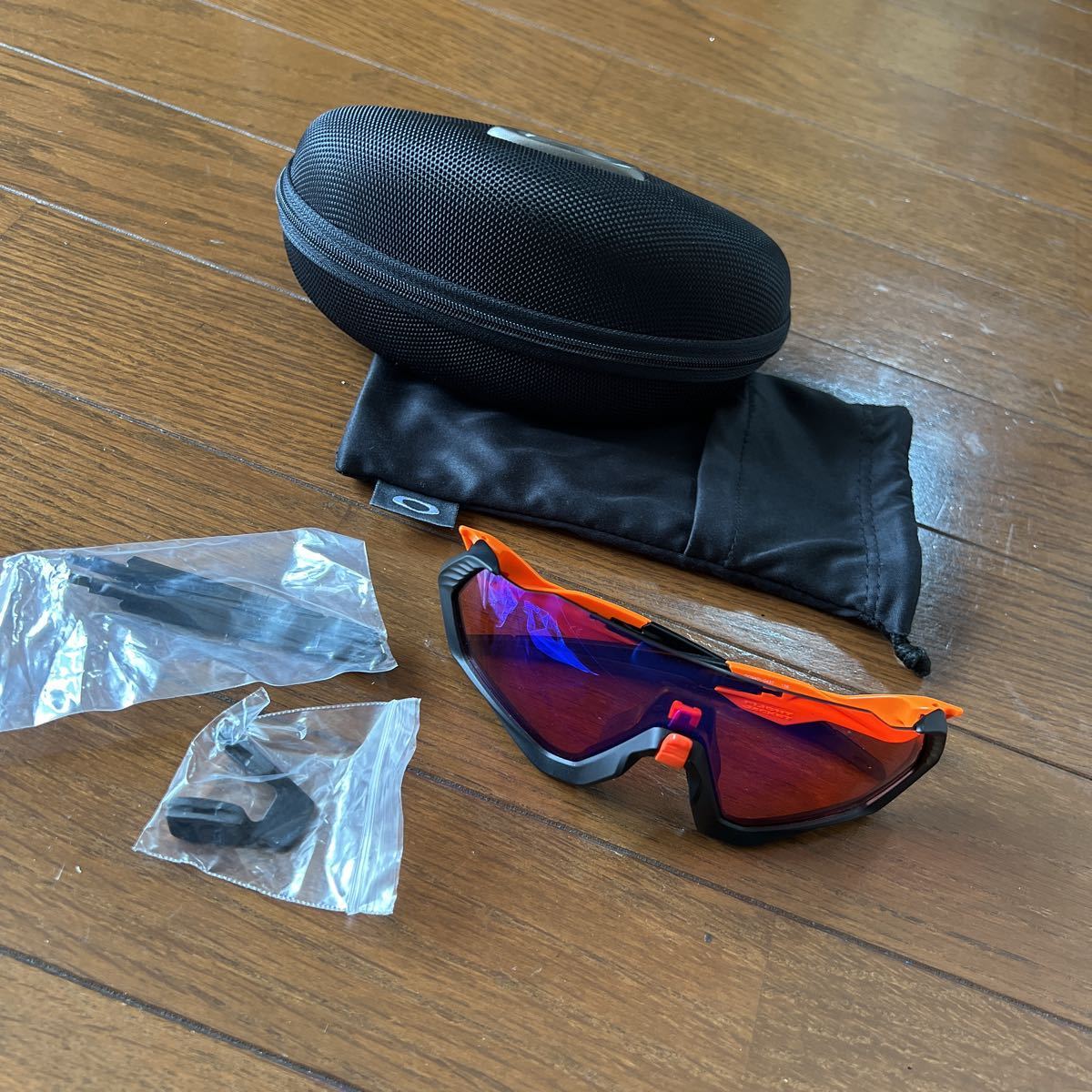 経典 オークリーOAKLEY☆フライトジャケットスポーツサングラス セル