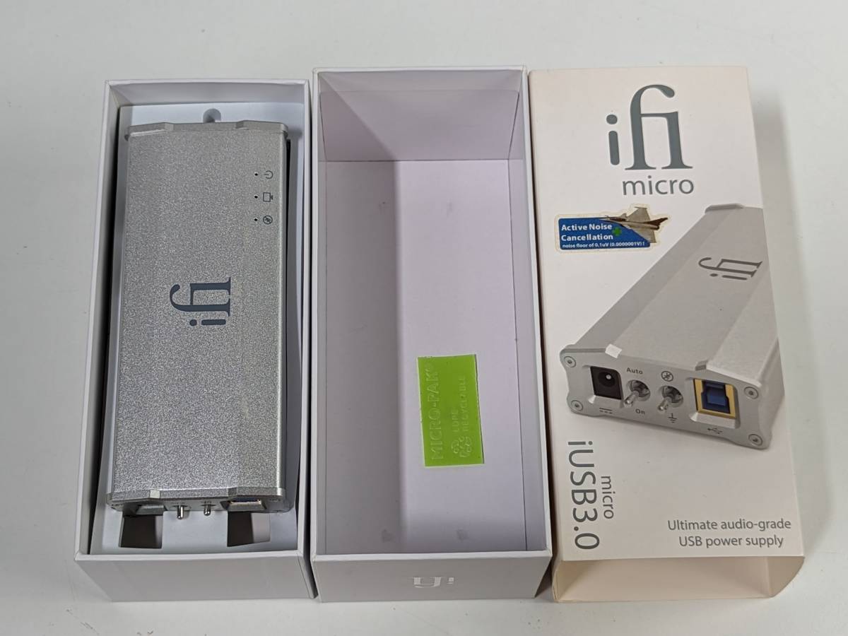◆◇ iFi-Audio micro iUSB3.0 USBアイソレーター アイファイオーディオ USB 3.0対応 パワーサプライ ②◇◆