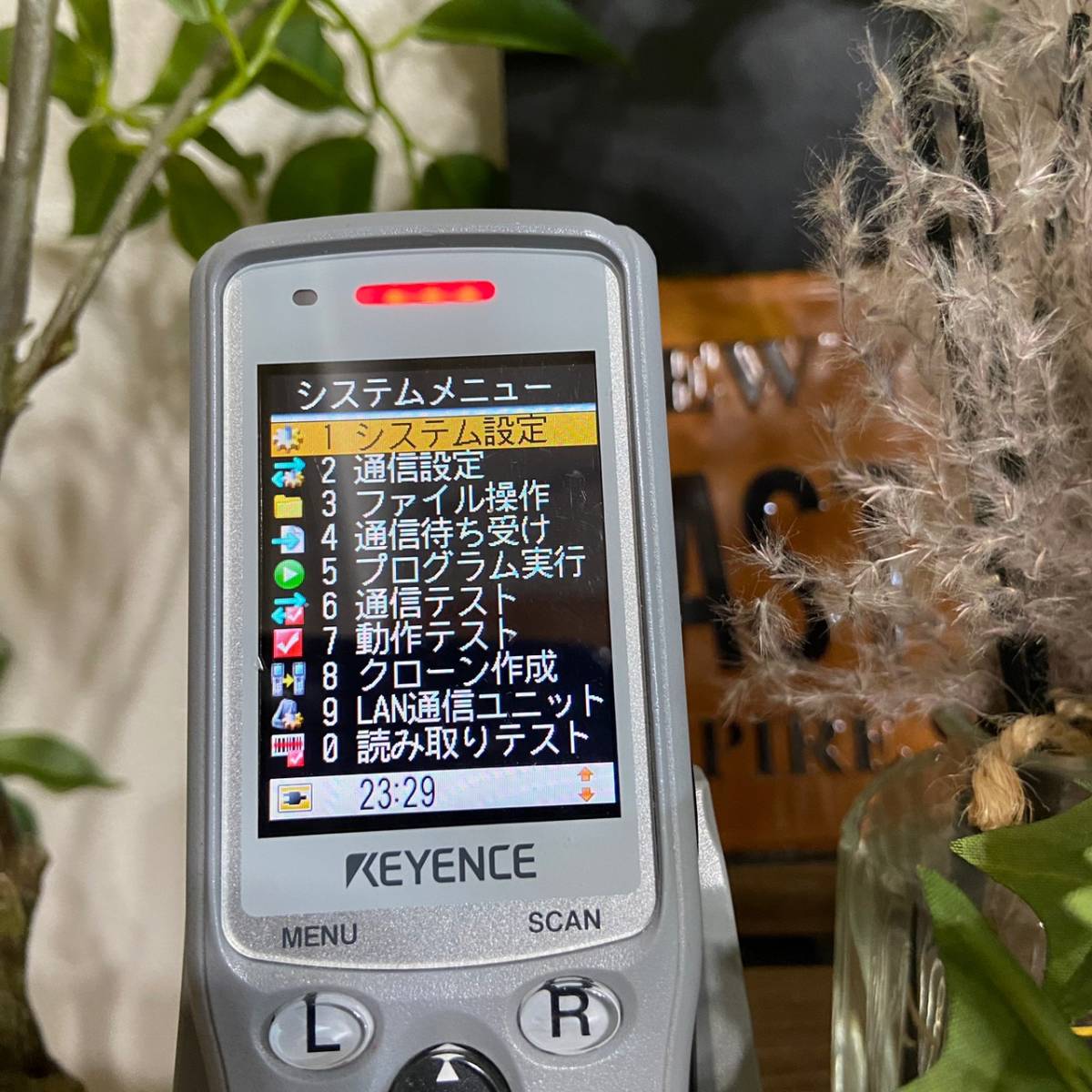 【動作確認済み・バッテリ付き】KEYENCE キーエンス　バーコードハンディターミナル BT-1000　（管理番号：HT⑤）_画像8