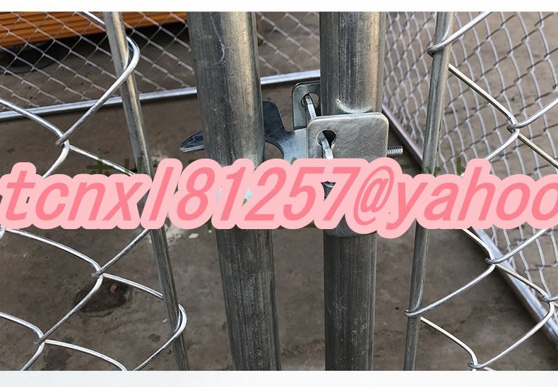  dog. basket pet fence wire dog . large dog outdoors pompon drilling .DIY pet cage (2.3*2.3*1.67m)