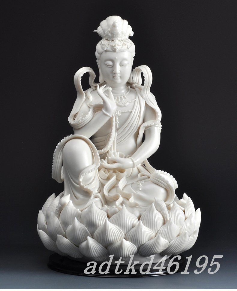 仏教美術 観音 仏像 仏教美品 磁器 白玉 禅の置物 セラミック 仏教美術 観音 仏像 仏教美品 磁器 白玉 禅の置物 セラミック