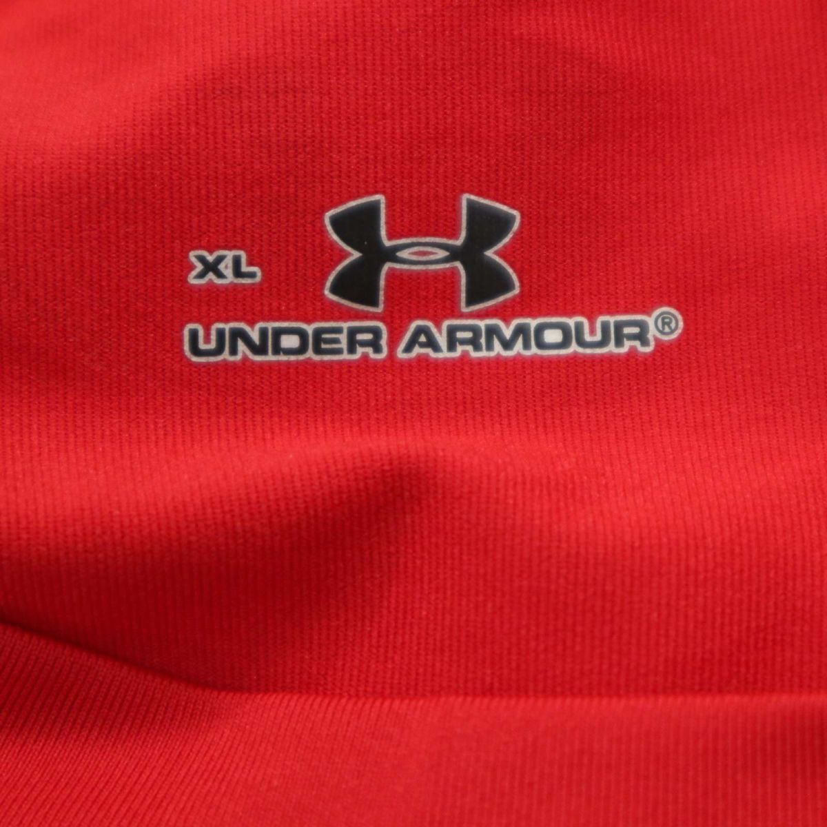 UNDER ARMOUR アンダーアーマー S/S ベースレイヤー ストレッチ 半袖 カットソー Tシャツ Sz.XL メンズ 大きい トレーニング A3T09095_7#Dの画像6