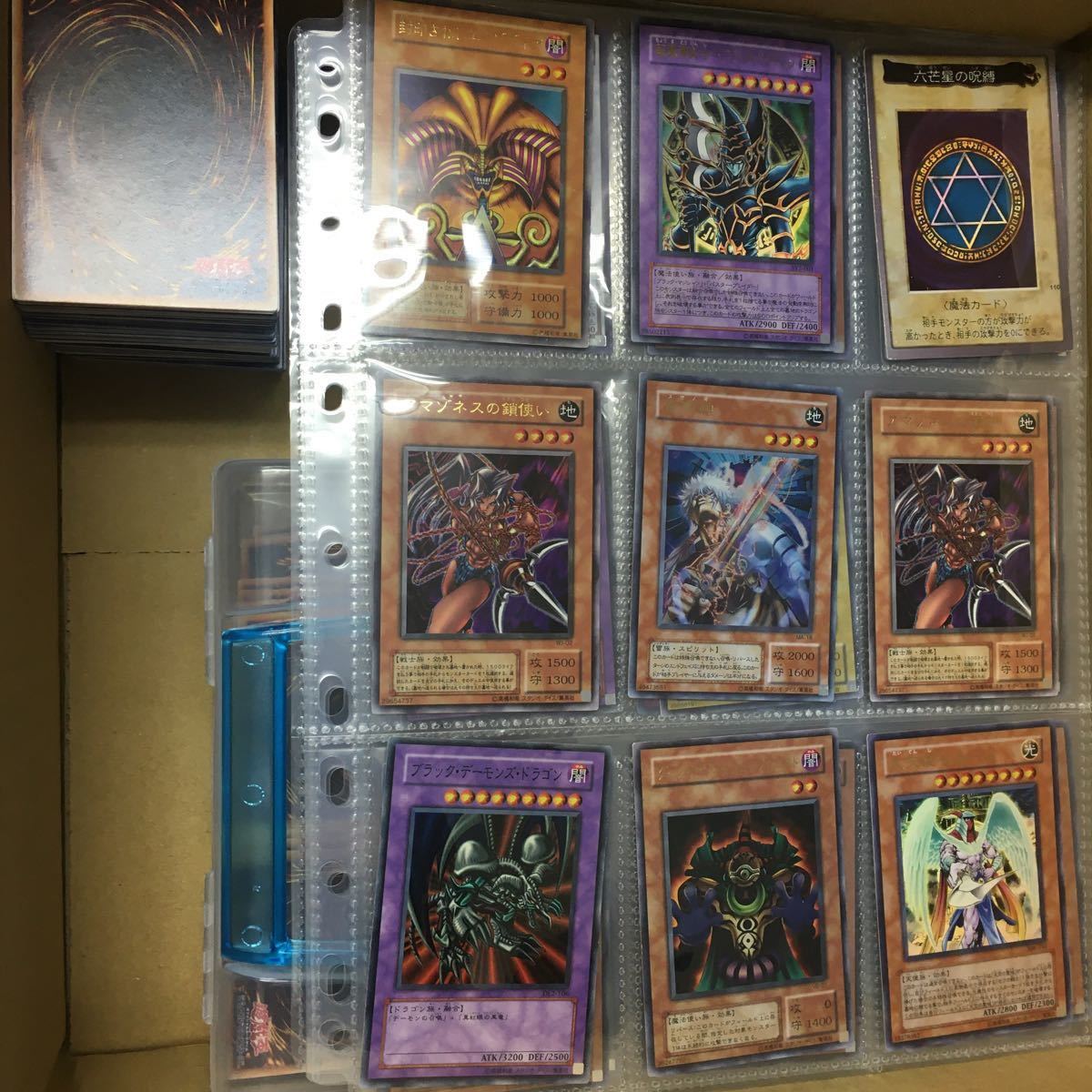 遊戯王まとめ売りセット大量引退yugioh レア光り物シートバンダイ版