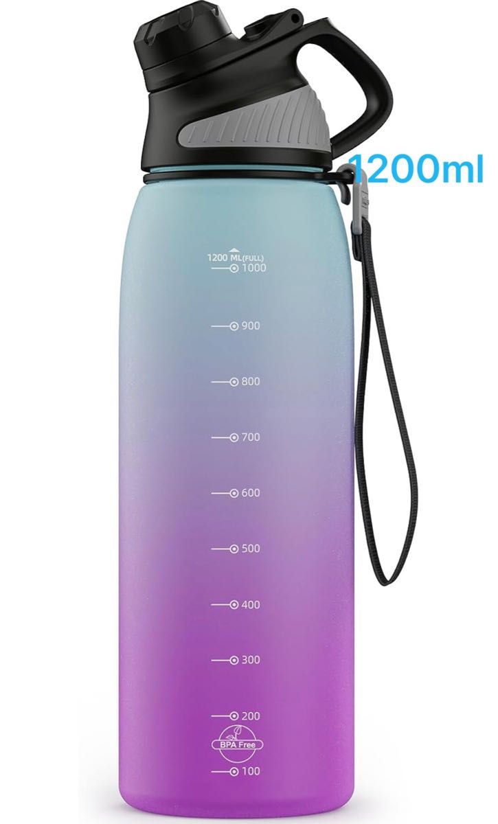 水筒 ボトル スポーツジャグ 直飲み クールボトル 大容量 1200ml 広口 ハンドル付 軽量