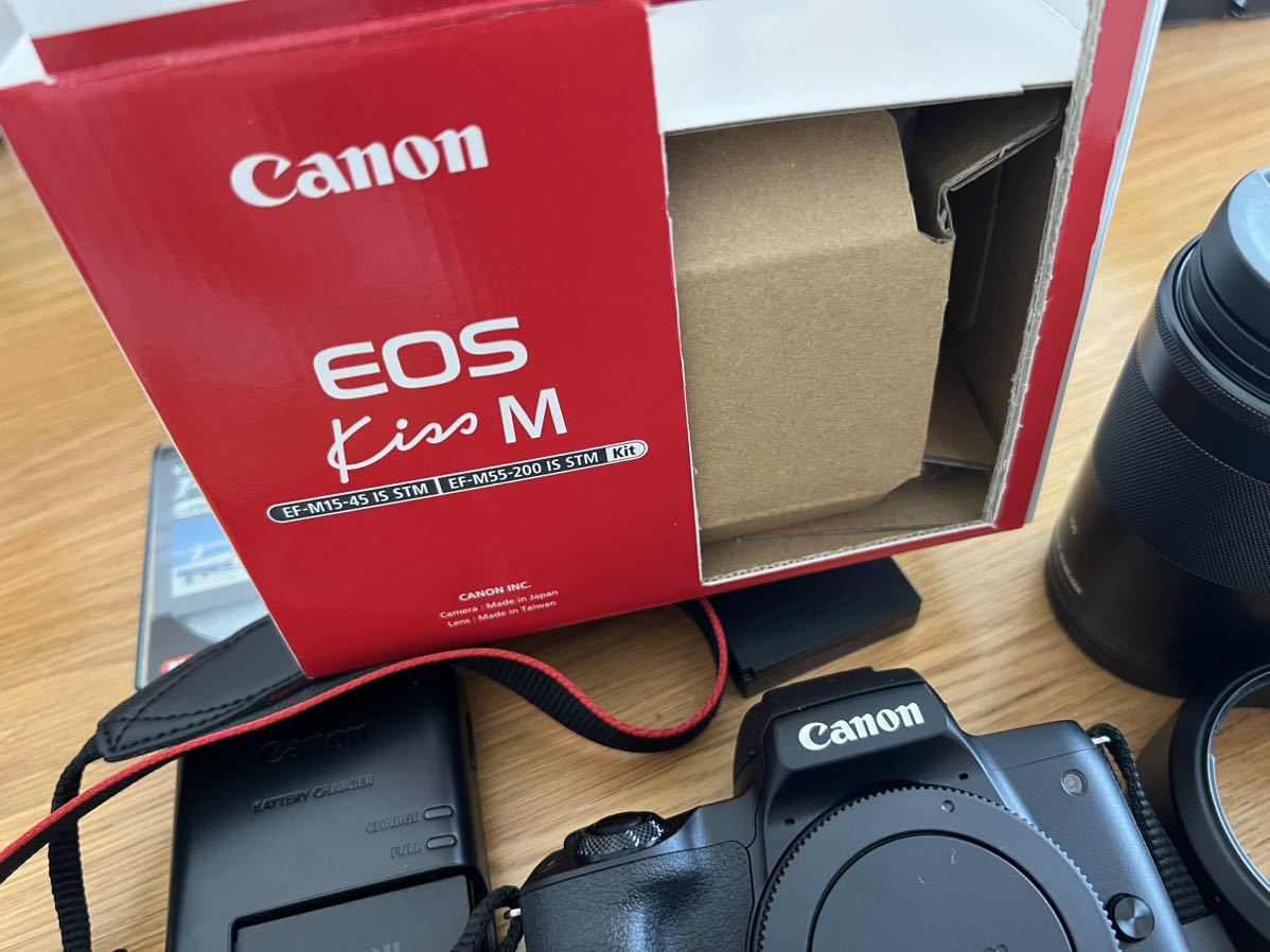 ★美品★ Canon EOS Kiss Mダブルズームキット ブラック_画像10