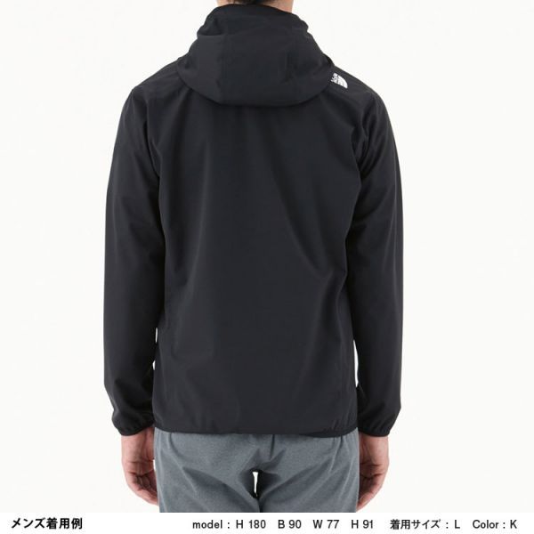 SALE 新品 THE NORTH FACE 黒 L ノースフェイス ハイベントエイペックスフーディ（メンズ) HYVENT APEX Hoodie ジャケット 11 登山 防水_画像2