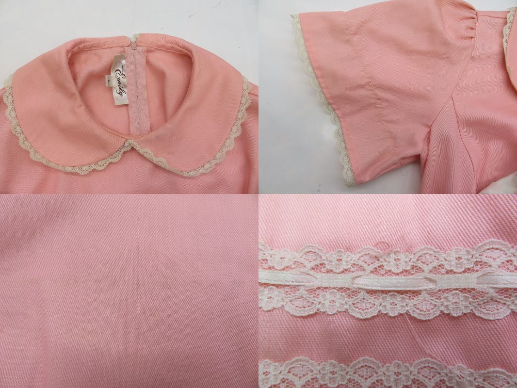 AN246*emi Lee /Emily готовая одежда розовый лента-ободок имеется женский L размер с биркой частное лицо. товары долгосрочного хранения Ogura Yuuko "надеты" 