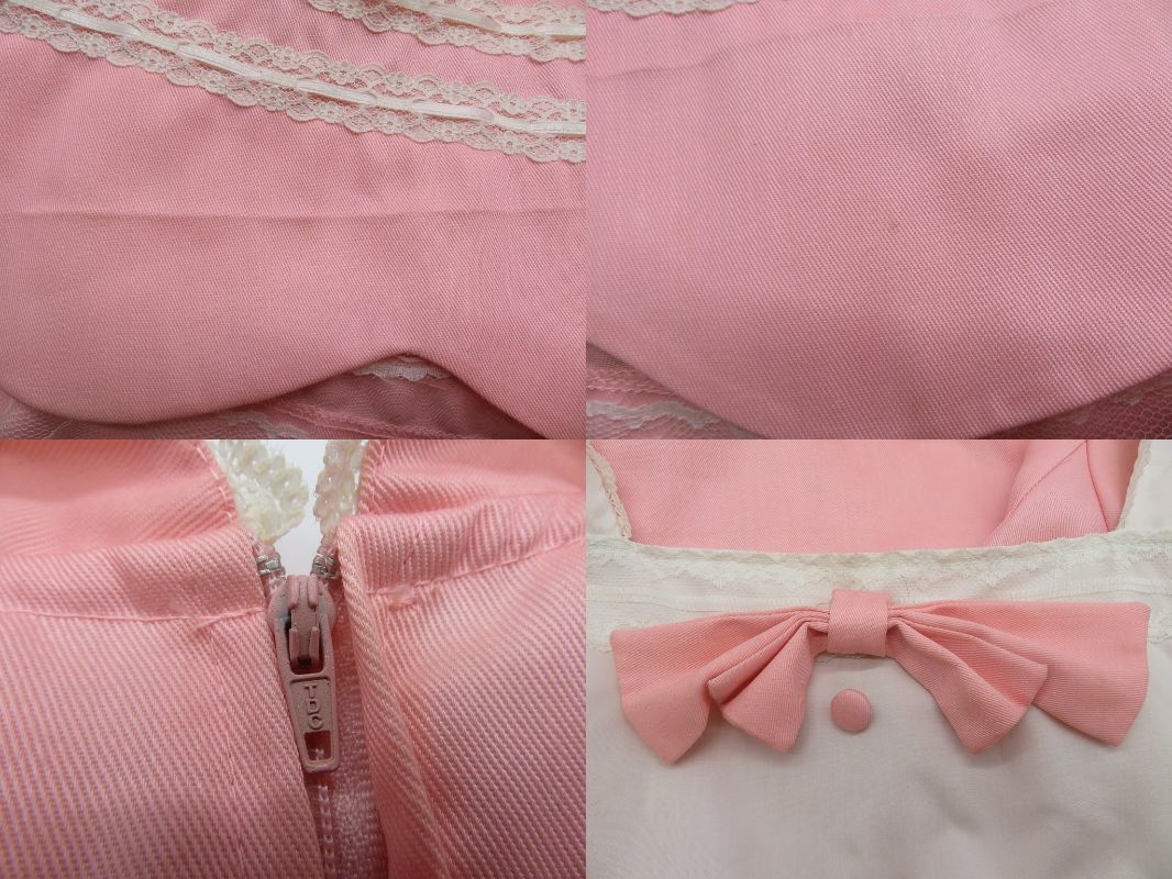 AN246*emi Lee /Emily готовая одежда розовый лента-ободок имеется женский L размер с биркой частное лицо. товары долгосрочного хранения Ogura Yuuko "надеты" 