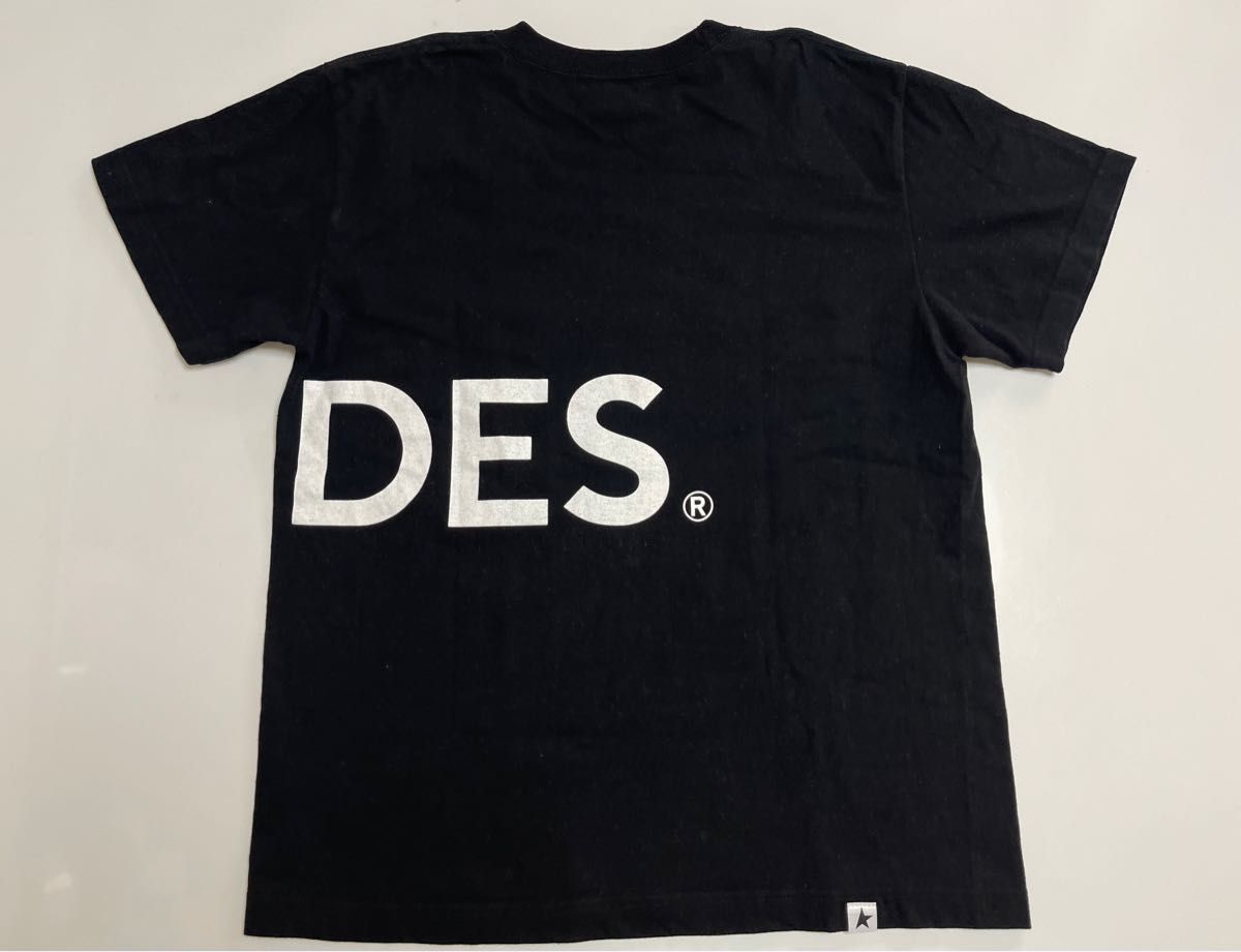 FIDES Big logo Tシャツ　ブラック　M