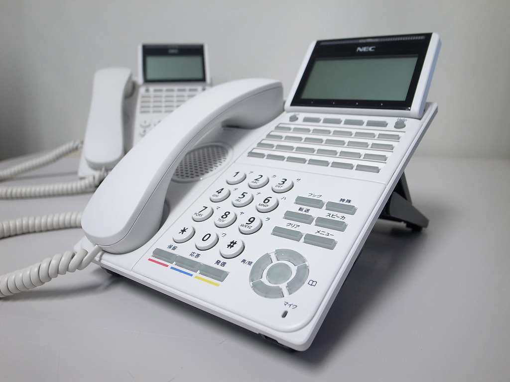 新発売 ■【☆WX☆】　NEC Aspire WX　24ボタン多機能電話機　【DTK-24D-1D(WH)TEL】　2台　(3)■ NEC