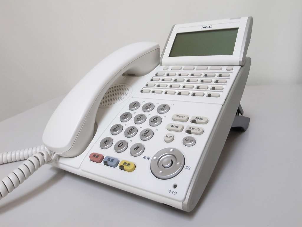 逆輸入 □□NEC X 24ボタン多機能電話機 【DTL-24D-1D(WH)TEL