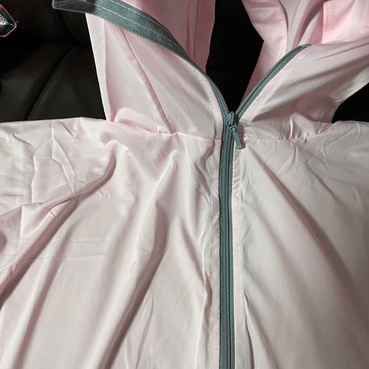 【セール☆新品】UVカットパーカー　ピンク　日焼け対策　ラッシュガード　冷感　速乾　フリーサイズ　レディース　紫外線95％カット