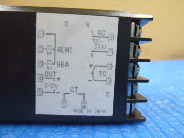 長期未使用保管品 RKC(理化工業) 温度調節計 REX-C100 熱電対K入力・リレー出力_画像8
