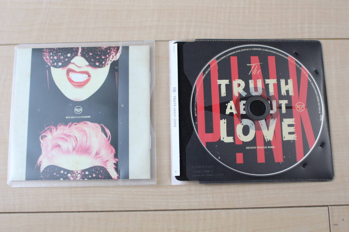 P!NK THE TRUTH ABOUT LOVE CD 元ケース無し メディアパス収納