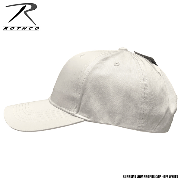 ROTHCO 新品 ロープロファイル キャップ - オフホワイト 無地 ベースボール 目深 深め 野球帽 帽子 メンズ レディース LP Low Profile Cap_画像3