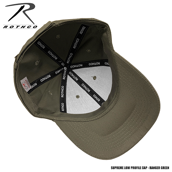 ROTHCO 新品 ロープロファイル キャップ - レンジャーグリーン 無地 ベースボール 目深 野球帽 帽子 メンズ レディース LP Low Profile Cap_画像5
