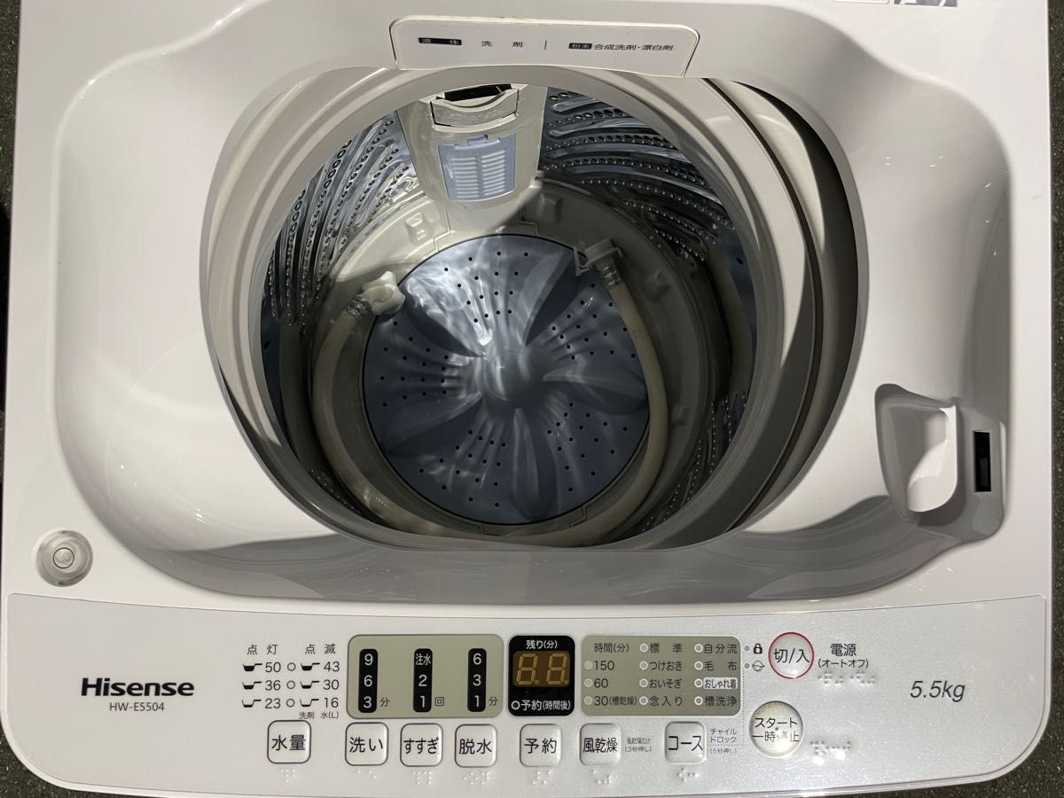 2022年製】ハイセンス 5 5kg 全自動電気洗濯機 HW-E5504|Yahoo!フリマ