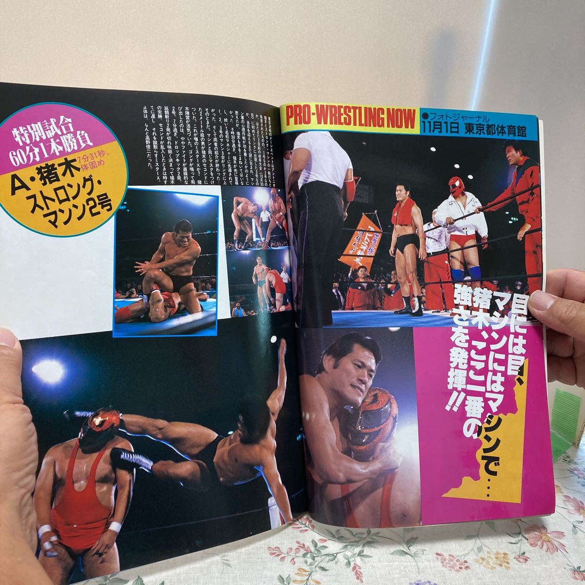 闘魂スペシャル VOL.13 第5回MSGタッグリーグ戦特集 昭和59年11月発行 アントニオ猪木 ディックマードック アドリアンアドニス ①なの画像5