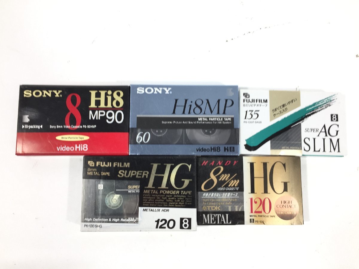 Hi8 tape SONY/maxell/FUJI FILM/TDK/SANYO METAL have 50 point (6 2 ps ) set sale unopened goods TK9.001 /10