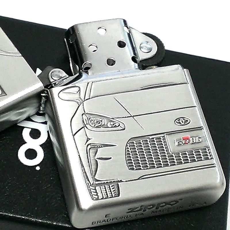 ZIPPO TOYOTA GR86 ジッポ ライター トヨタ全面監修 車 シルバー 両面加工 ハチロク かっこいい 彫刻 おしゃれ メンズ ギフト プレゼント_画像4