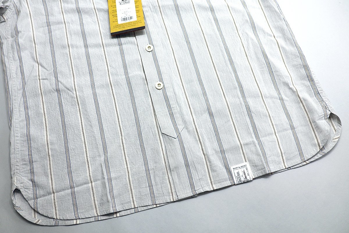 ORGUEIL (オルゲイユ) Baseball Shirt / ベースボールシャツ OR-5091 未使用品 グレー size 40(L) / ステュディオダルチザン_画像5