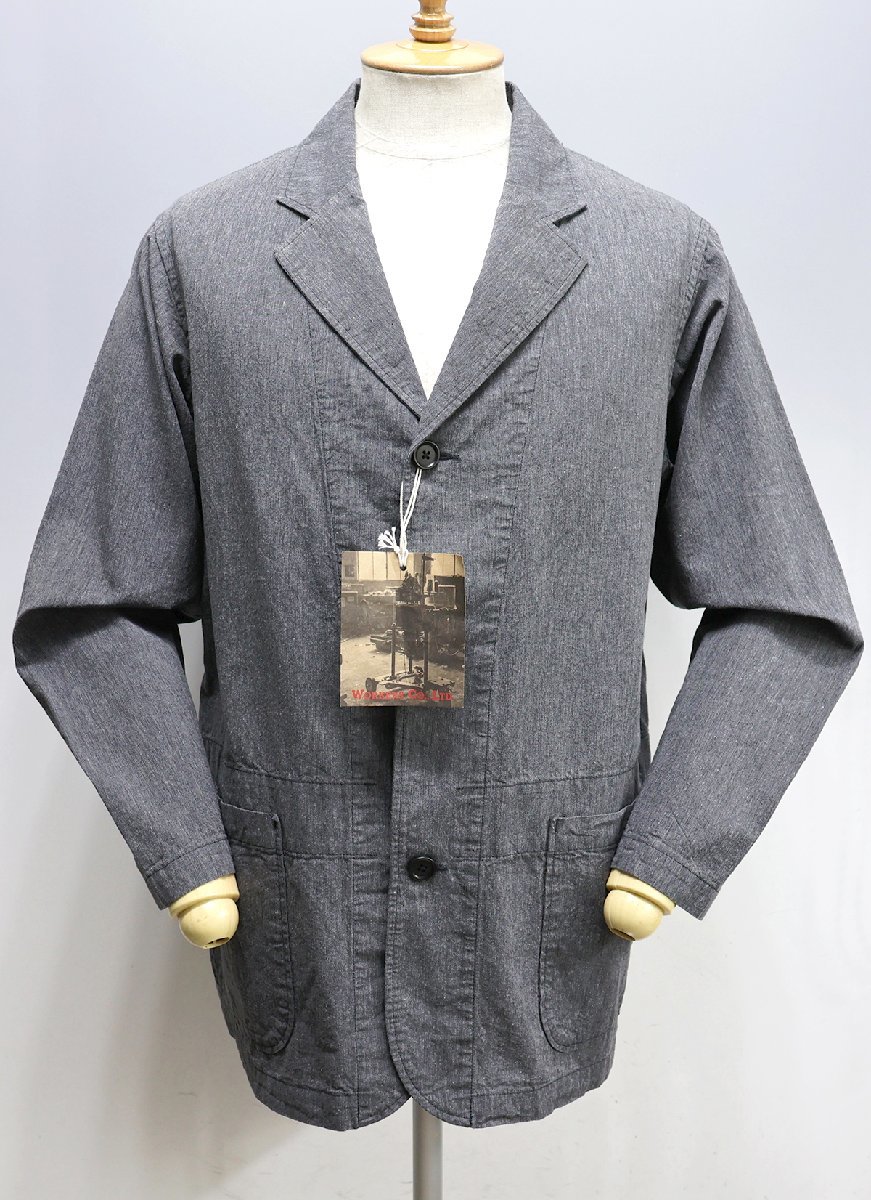 Workers K&T H MFG Co (ワーカーズ) Relax Jacket Black Chambray / リラックスジャケット 未使用品 ブラックシャンブレー size 40(L)