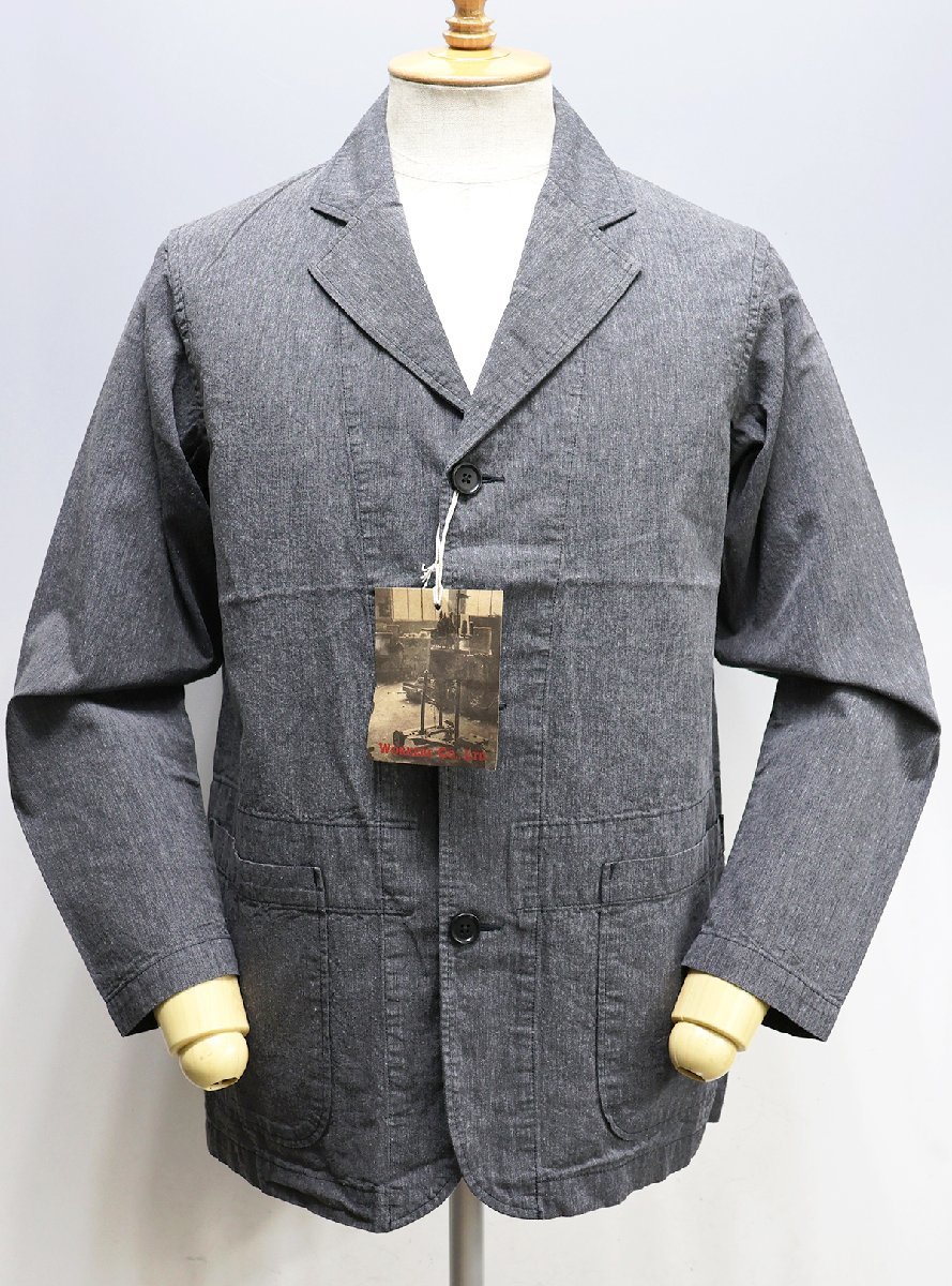 Workers K&T H MFG Co (ワーカーズ) Relax Jacket Black Chambray / リラックスジャケット 未使用品 ブラックシャンブレー size 36(S)_画像1