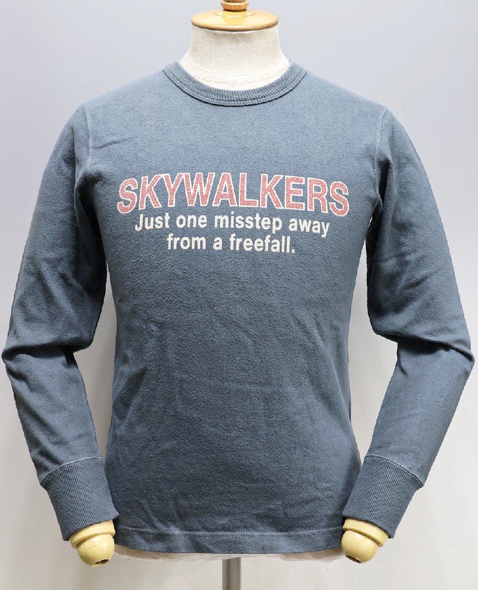 UES (ウエス) Long Sleeve Tee / 長袖Tシャツ “SKYWALKERS” チャコール size 2(M) / ロンT_画像1