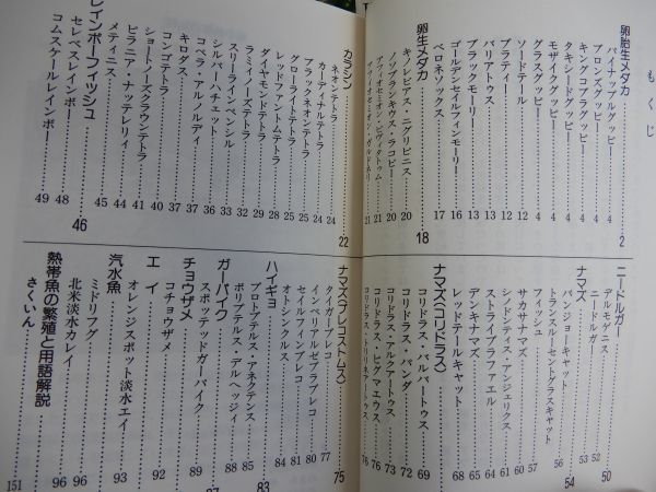 1▲ 　熱帯魚Ⅱ 卵胎生メダカ,ナマズ,カラシン,ハイギョ　白石光　/ カラーブックス844 平成5年,初版,紙カバー付_画像4