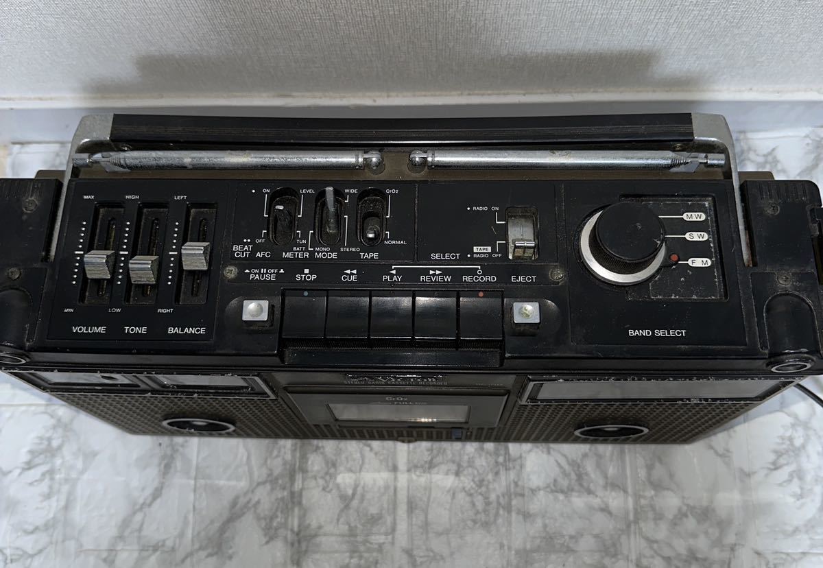 Victor ビクター ステレオ ラジオ カセット レコーダー RC-707 ラジオ