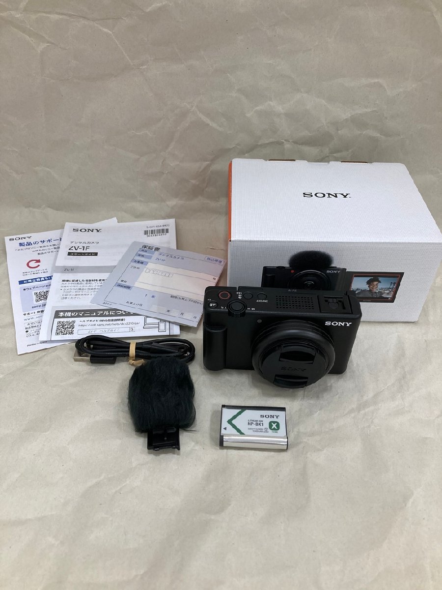 2022高い素材 ☆【未使用品】SONY ブラック ZV-1F VLOGCAM ソニー