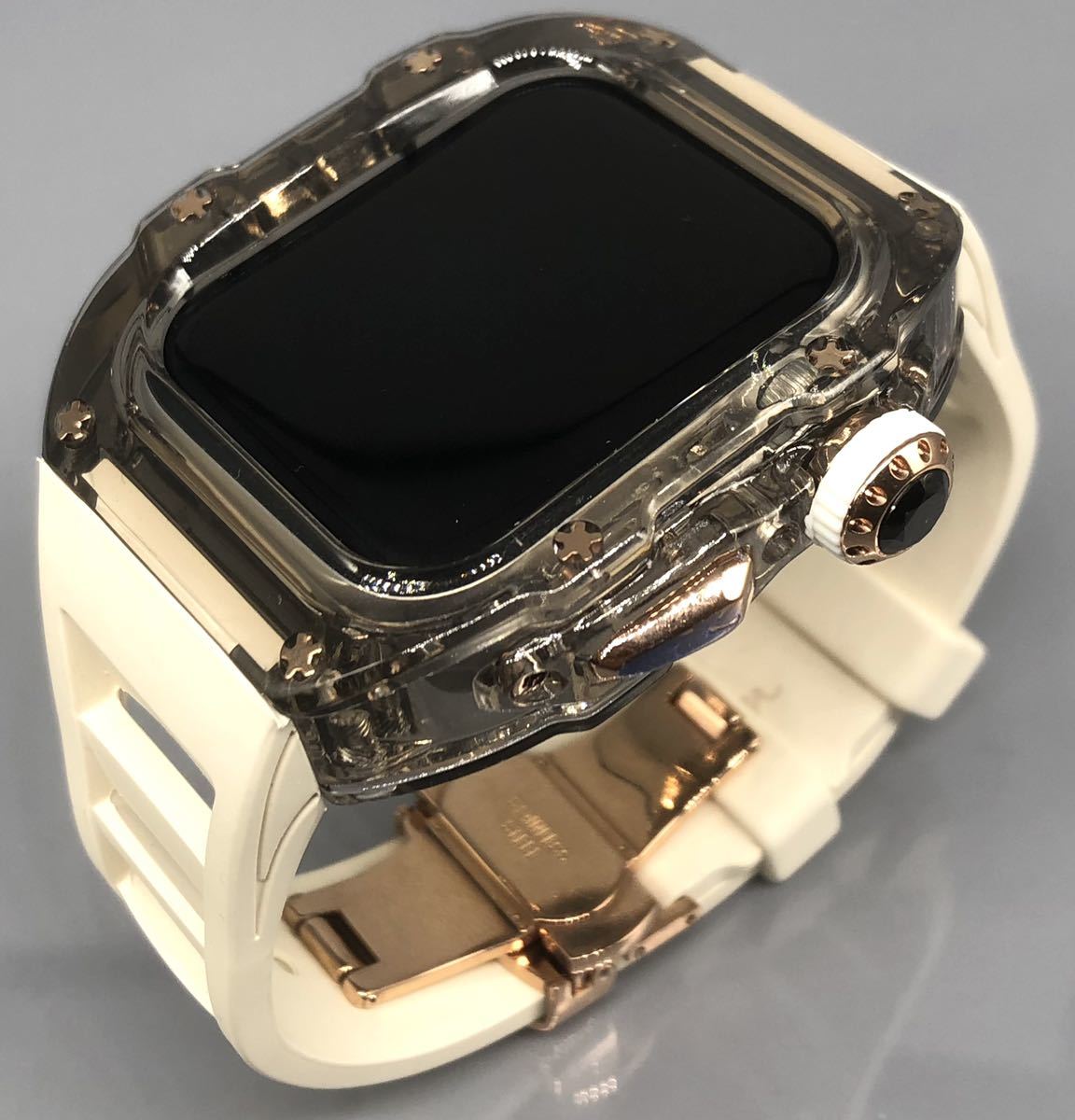 大人気定番商品 zc 45mm 44mm ケース クリア Watch カバー Apple