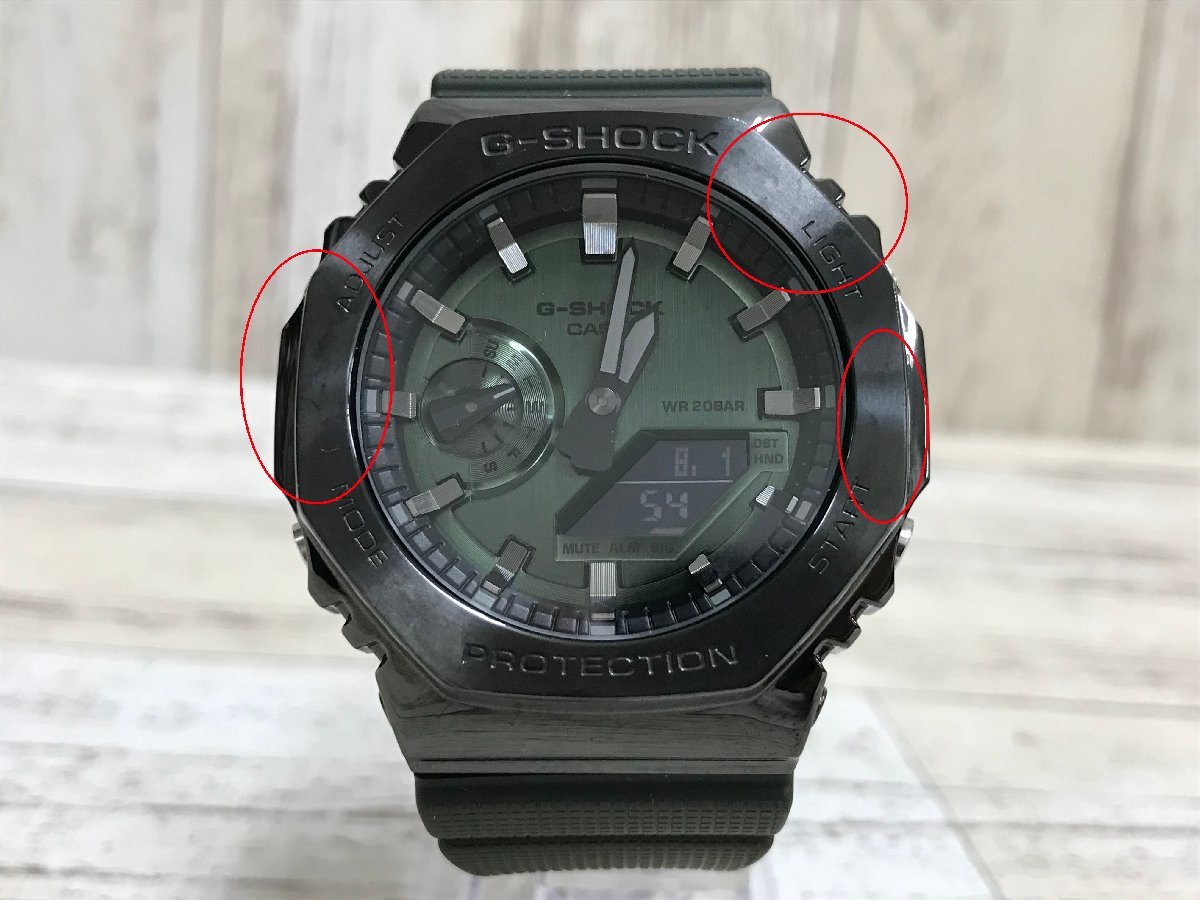 159AH CASIO G-SHOCK GM-2100B-3AJF カシオ ジーショック 時計【中古】_画像2