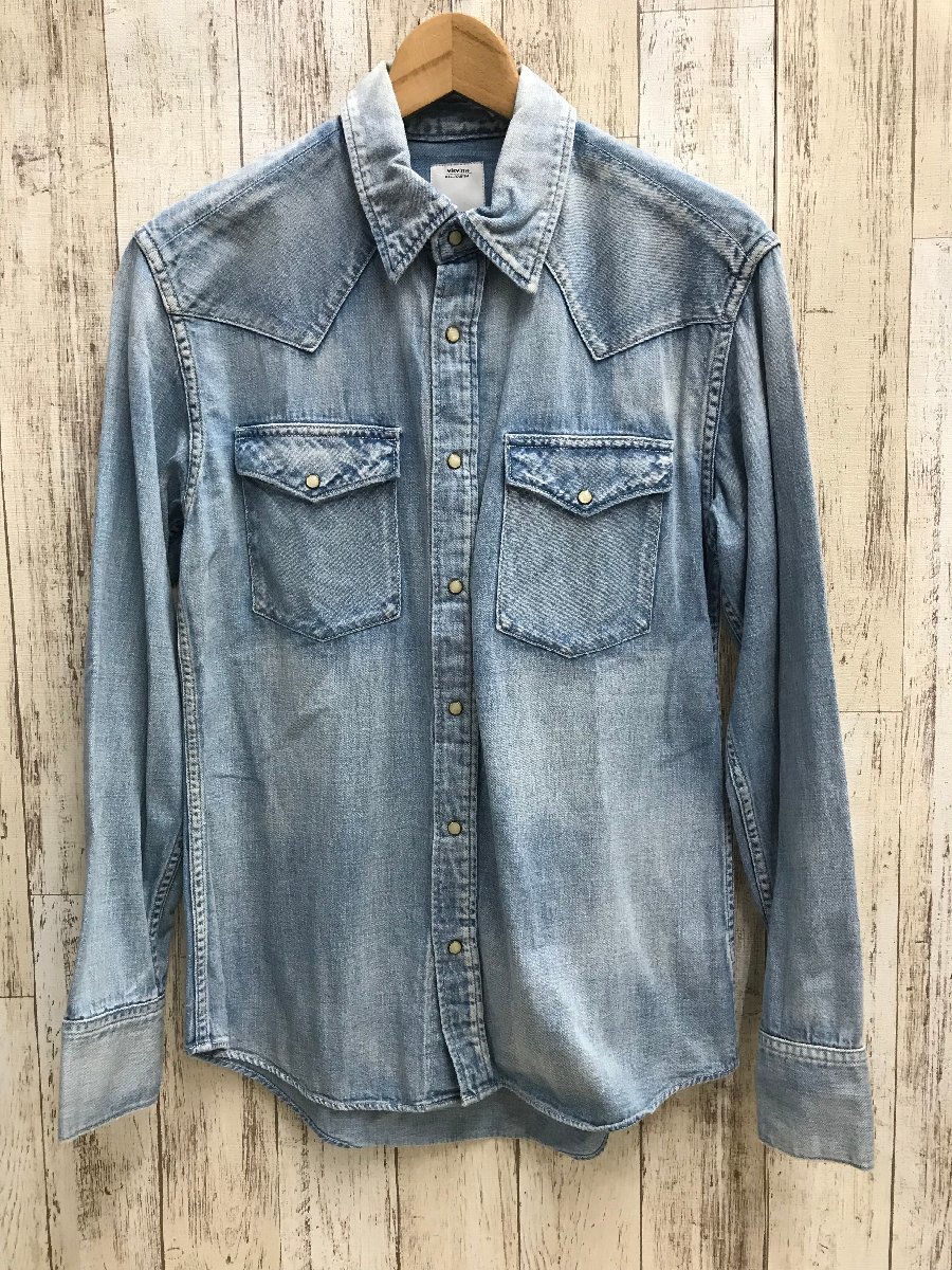 安価 ワタナベ SCULPTURE SOCIAL visvim 128AH SHIRT デニム【中古