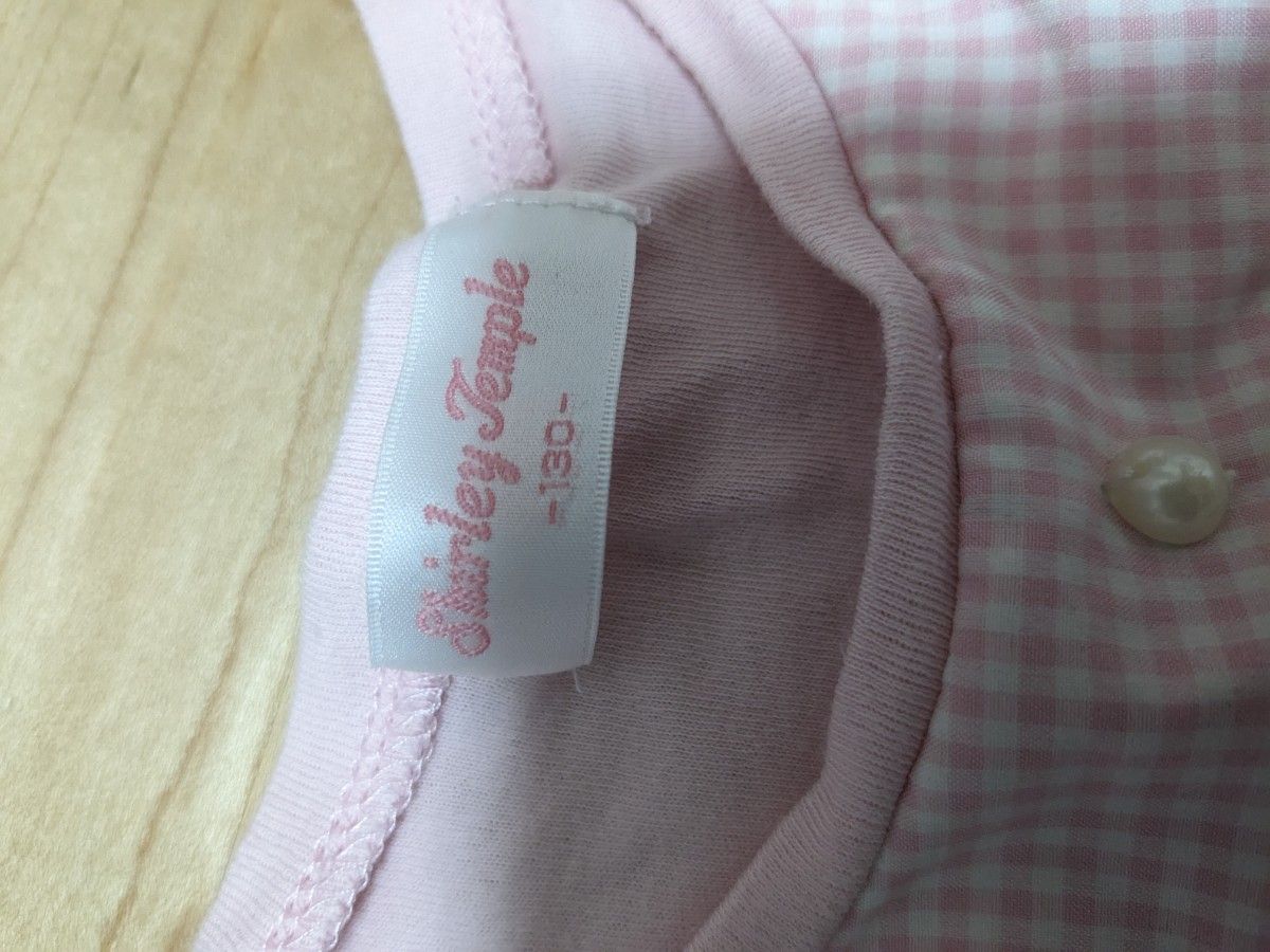 シャーリーテンプル 半袖Tシャツ ピンク色 130