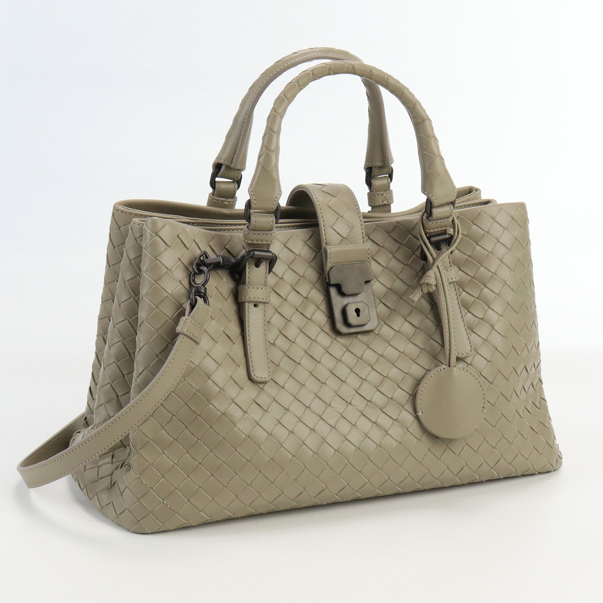 登場! ボッテガヴェネタ BOTTEGAVENETA スモール 【中古】 レディース レザー ハンドバッグ 337303 イントレチャート