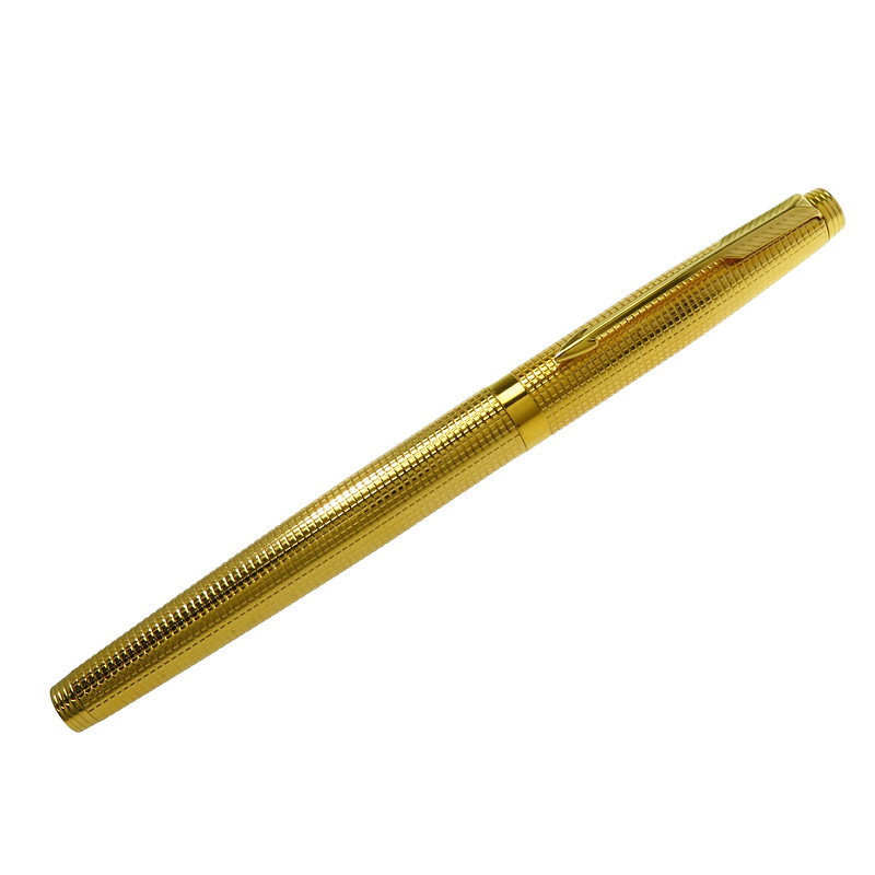 充実の品 PARKER/パーカー ユニセックス ゴールド 万年筆/ペン先14K XF