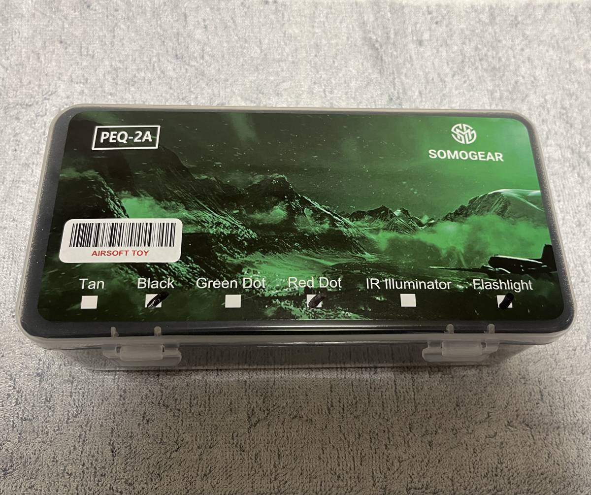 SOMOGEAR AN/PEQ-2A レッドレーザー フルファンクション SOMOGEAR AN/PEQ-2A レッドレーザー フルファンクション