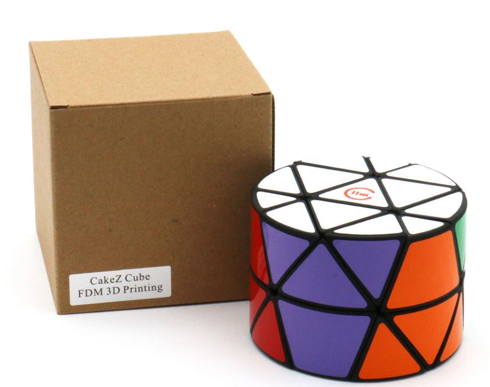 【2色より】キューブ/sケーキzシリンダー2x 2x 2x2,3Dプリント,透明形状,魔法のツイスティパズルブラックシルク,