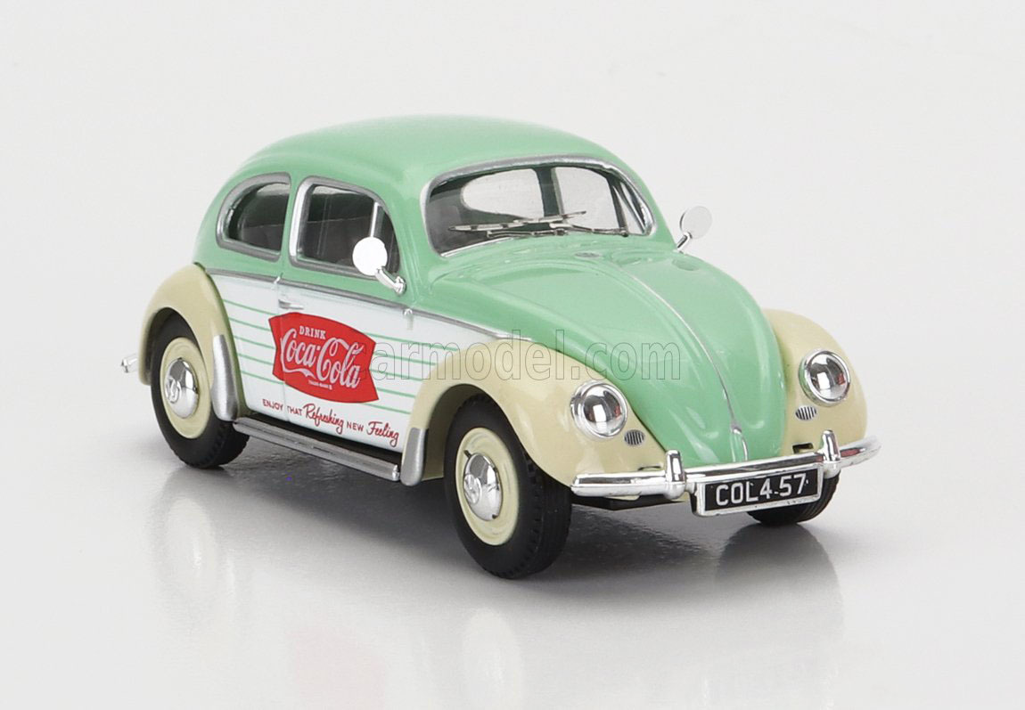 コーギー 1/43 フォルクスワーゲン ビートル コカ・コーラ Corgi Volkswagen Beetle COCA-COLA ミニカー_画像2