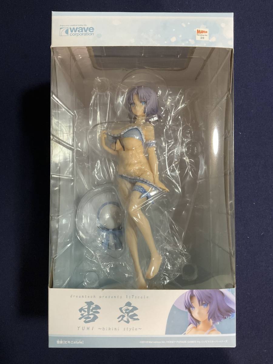 ウェーブ WAVE ドリームテック 閃乱カグラ 雪泉 ビキニstyle 1/7スケール 開封済み美品_画像1