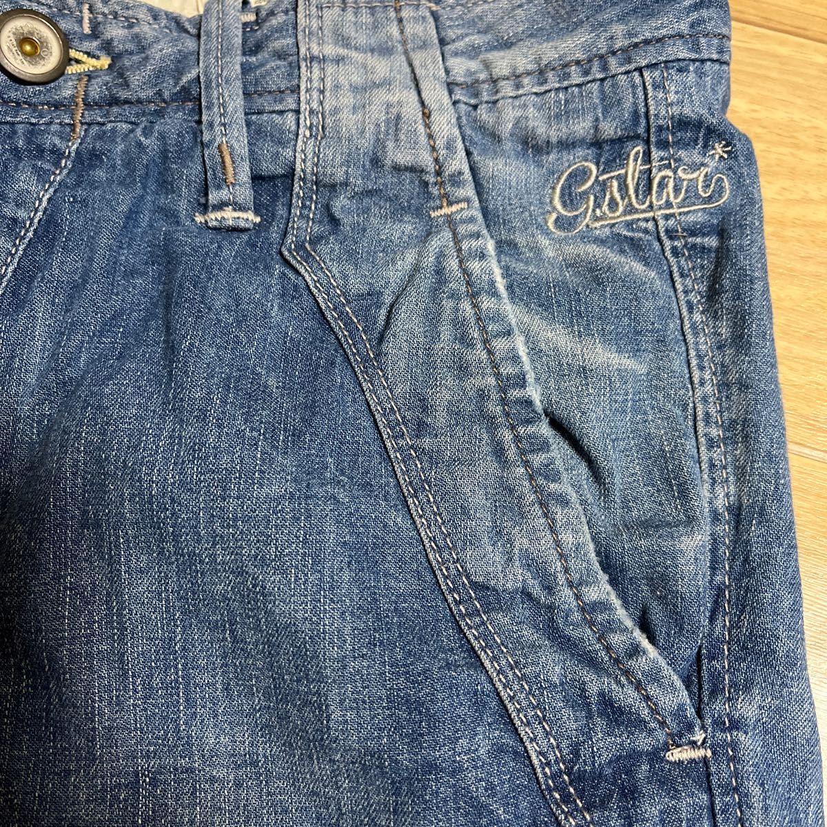 美品 G-STAR RAW used加工 デニムショートパンツ 29 正規店購入 ジースター